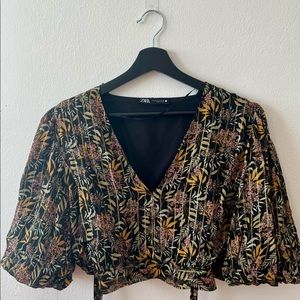 ZARA Floral Top